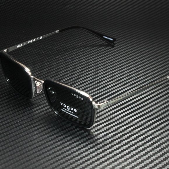 Vogue Women\'s Silver and Dark Grey Sunglasses! main image 4
